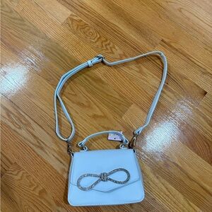 NWT Elegant blue Handbag with Adjustable Strap